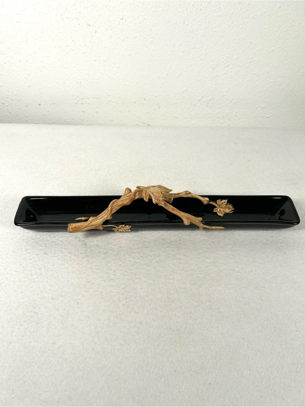 Fitz & Floyd Classics Collection Olive Tray Trinket Dish Grape Vine Leaf Branch